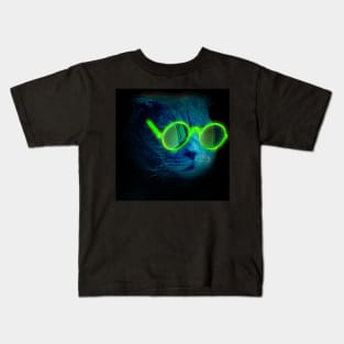 Cyber Cat Kids T-Shirt